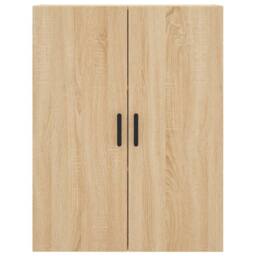 Berkfield Home Highboard Sonoma Oak 69.5x34x180 cm Engineered Wood in Light Tan - thumbnail 6