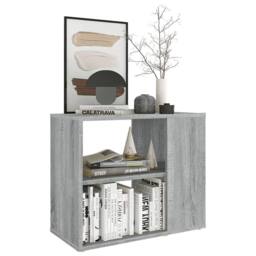 Berkfield Home Side Cabinet Grey Sonoma 60x30x50 cm Engineered Wood - Size: 60 x 30 x 50 cm - thumbnail 5