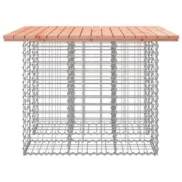 Berkfield Home Beautiful Garden Bench Gabion Design 100x102x72 cm Solid Wood Douglas in Brown - Size: 100 x 102 x 72 cm - thumbnail 4