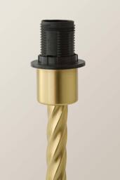 ValueLights Maura Twisted Metal Table Lamp Base in Gold - thumbnail 3