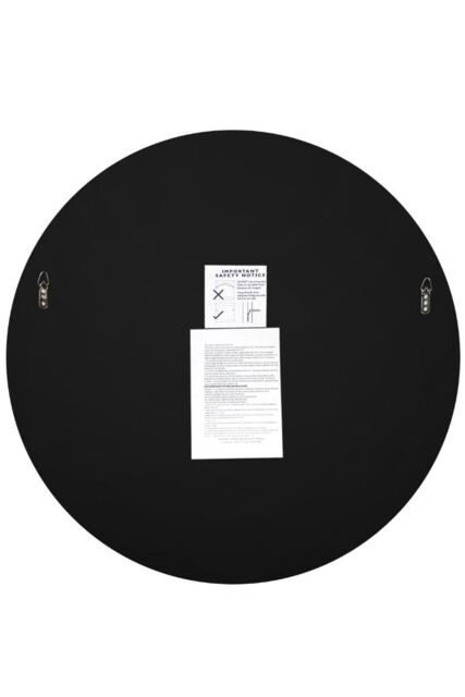 MirrorOutlet All Glass Bevelled Classic Design Round Mirror 70 x 70CM in Silver - Size: 1 Pack - image 1