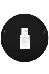 MirrorOutlet All Glass Bevelled Classic Design Round Mirror 70 x 70CM in Silver - Size: 1 Pack - thumbnail 2