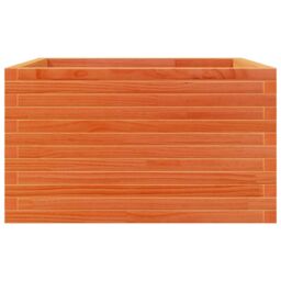 Berkfield Home Garden Planter Wax Brown 80x80x45.5 cm Solid Wood Pine - thumbnail 5