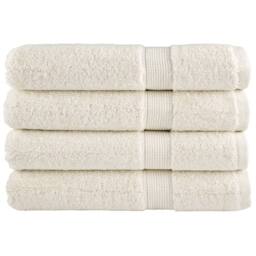 Berkfield Home Premium Towels SOLUND 4 pcs Cream 100x200 cm 600 gsm - thumbnail 2