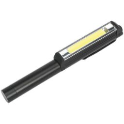 Loops Magnetic Aluminium Penlight Torch - 3W COB LED - 3 x AAA Battery Powered - thumbnail 1