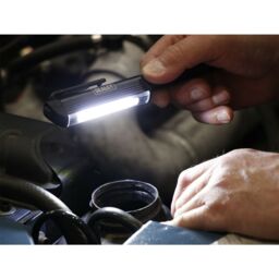 Loops Magnetic Aluminium Penlight Torch - 3W COB LED - 3 x AAA Battery Powered - thumbnail 4