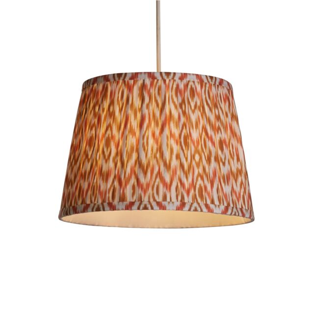 Lighting Collection Mushroom Pleat Printed 30Cm Shade Lamp Shade - image 1