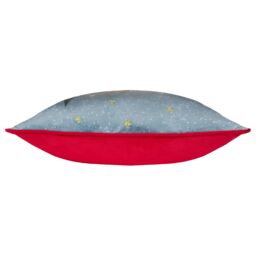 Furn Ditsy Festive Reindeer Velvet Piped Cushion - Size: 45 cm x 45 cm - thumbnail 4