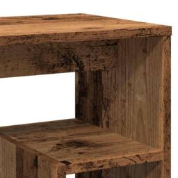 Berkfield Home Elegant Bedside Cabinet Old Wood 40x30x40 cm Engineered Wood in Brown - Size: 40 x 30 x 40 cm - thumbnail 8