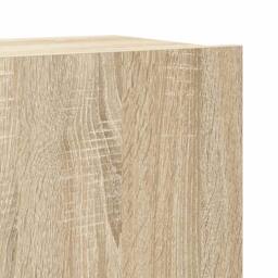 Berkfield Home Practical 6 Piece TV Cabinet Set Sonoma Oak Engineered Wood in Light Oak - thumbnail 8