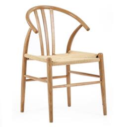 Cheshire Rivendale Elegant Natural Oak Dining Chairs - Set of 2 in Light Oak - thumbnail 2