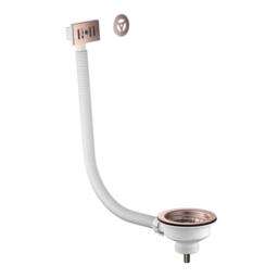 Nes Home Kitchen Basin Waste with Overflow - Bronze - Size: 60 cm x 100 cm - thumbnail 1
