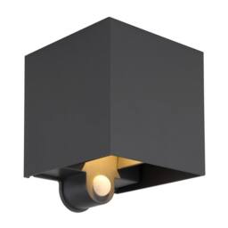 Netlighting Veronika Outdoor Up Down Wall Lamp Anthracite IP54 2x LED 3000K in Grey - thumbnail 3