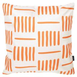 icon 4 Pack Cushion 43x43 Kyoto Fabric - Lines in Orange - thumbnail 2