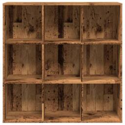 Berkfield Home Classic Book Cabinet Old Wood 98x29x97.5 cm in Brown - thumbnail 5