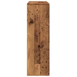 Berkfield Home Classic Book Cabinet Old Wood 98x29x97.5 cm in Brown - thumbnail 6