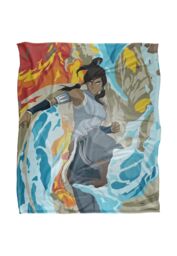 Nickelodeon Legend of Korra Korra Avatar Silky Touch Super Soft Throw Blanket 152 X 127 cm in White - thumbnail 1