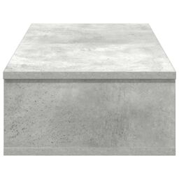 Berkfield Home Wall Shelf with Drawers Concrete Grey 80x31x17 cm Engineered Wood - Size: 80 x 31 x 17 cm - thumbnail 5