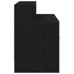 Berkfield Home Durable Bedside Cabinets with Drawer 2 pcs Black Oak 51x31x47 cm - Size: 51 x 31 x 47 cm - thumbnail 7