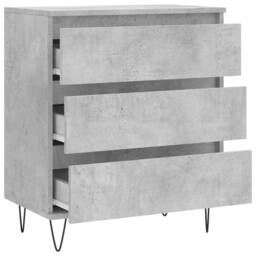 Berkfield Home Sideboard Concrete Grey 60x35x70 cm Engineered Wood - Size: 60 x 35 x 70 cm - thumbnail 6