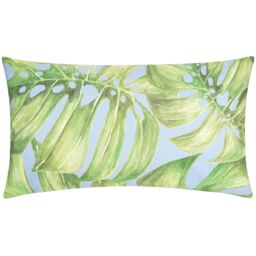 Wylder Tropics Kali Birds Exotic Water & UV Resistant Outdoor Cushion in Light Blue - Size: 30 cm x 50 cm - thumbnail 4