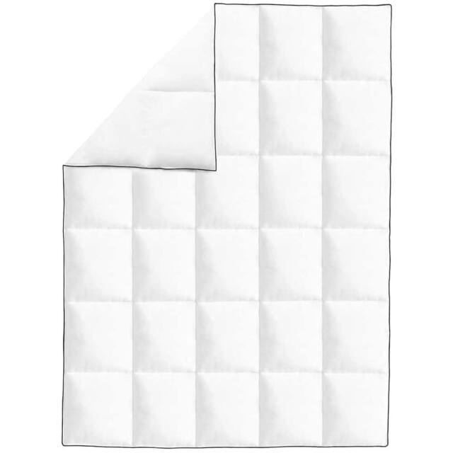 Berkfield Home Winter Down Duvet 2 pcs 135x200 cm in White - image 1
