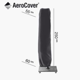 Ruma AeroCover Free Arm Parasol Waterproof Cover W55xD60x250cm in Dark Grey - Size: 1 Pack - thumbnail 2