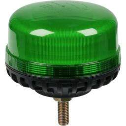 Loops 12V / 24V Fixed LED Rotating Green Beacon Light - 12mm Threaded Fixing Bolt - thumbnail 5