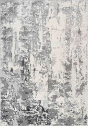Desire Rugs Modern Styra Abstract Area Rugs Luxury for Bedroom, Living Room, & Hallway in Silver - Size: 60 cm x 220 cm - thumbnail 2