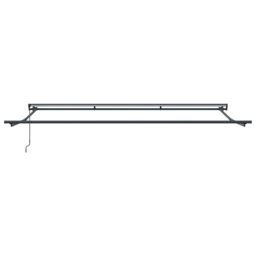Berkfield Home Retractable Awning Manual Orange & White 450x300 cm - thumbnail 7