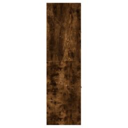 Berkfield Home Apothecary Cabinet Smoked Oak 30x41x144.5 cm Engineered Wood in Brown - thumbnail 6