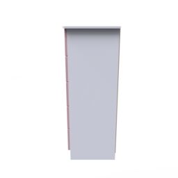 Ready Assembled 2 U Holborn 5 Drawer Tall Bedside (Ready Assembled) in Dusty Pink - thumbnail 2