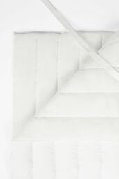 OHS Mattress Topper Thick Deep Anti Allergy Luxury Soft Hotel Quality in White - Size: Single - thumbnail 2