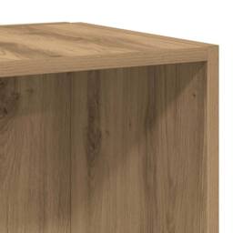 Berkfield Home Classic Corner Cabinet Artisan Oak 33x33x132 cm Engineered Wood in Brown - Size: 33 x 33 x 132 cm - thumbnail 6