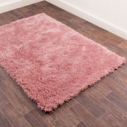 The Rug Shop UK Pink Modern Plain Easy to clean Machine Made Plain Rug - Size: 180 cm x 270 cm - thumbnail 2