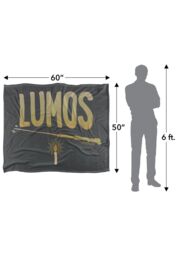 Warner Brothers Harry Potter The Light It Up Blanket 152 x 127 cm in White - thumbnail 5