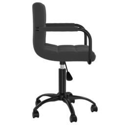 Berkfield Home Swivel Office Chair Black Velvet - thumbnail 4