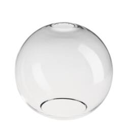 Industville Brooklyn Glass Globe Pendant - 9 Inch - Clear in Grey - Size: 9 inches - thumbnail 2