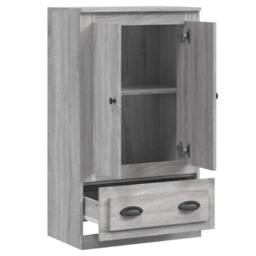 Berkfield Home Highboard Grey Sonoma 60x35.5x103.5 cm Engineered Wood - thumbnail 8