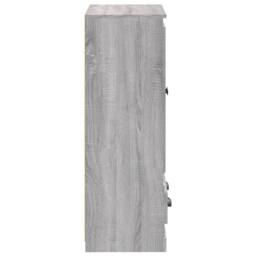 Berkfield Home Highboard Grey Sonoma 60x35.5x103.5 cm Engineered Wood - thumbnail 7