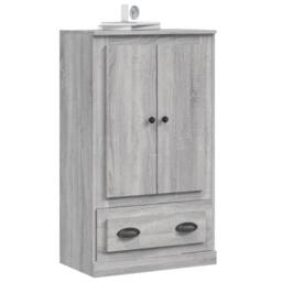 Berkfield Home Highboard Grey Sonoma 60x35.5x103.5 cm Engineered Wood - thumbnail 5