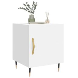 Berkfield Home Bedside Cabinets 2 pcs White 40x40x50 cm Engineered Wood - Size: 40 x 40 x 50 cm - thumbnail 4