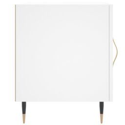 Berkfield Home Bedside Cabinets 2 pcs White 40x40x50 cm Engineered Wood - Size: 40 x 40 x 50 cm - thumbnail 6