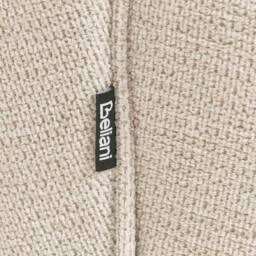 Wyld and Coco Beige Retro Armchair - Water-Repellent Woven Fabric Rubberwood Legs - thumbnail 8