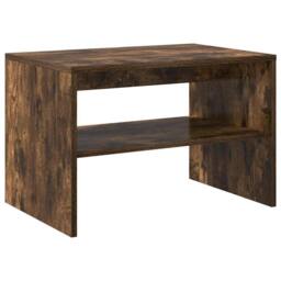 Berkfield Home TV Cabinet Smoked Oak 60x40x40 cm Engineered Wood in Brown - Size: 60 x 40 x 40 cm - thumbnail 7