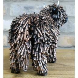 Gifts Direct 2 U Bronzed Highland Cow Ornament in Bronze - thumbnail 3