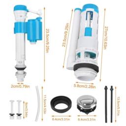 SPETLEK Universal Bathroom Cistern Repair Kit in White - thumbnail 2