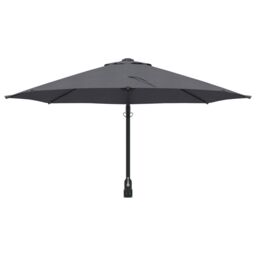 Berkfield Home Patio Umbrella Anthracite Powder-Coated Steel, Polyester Large - thumbnail 4