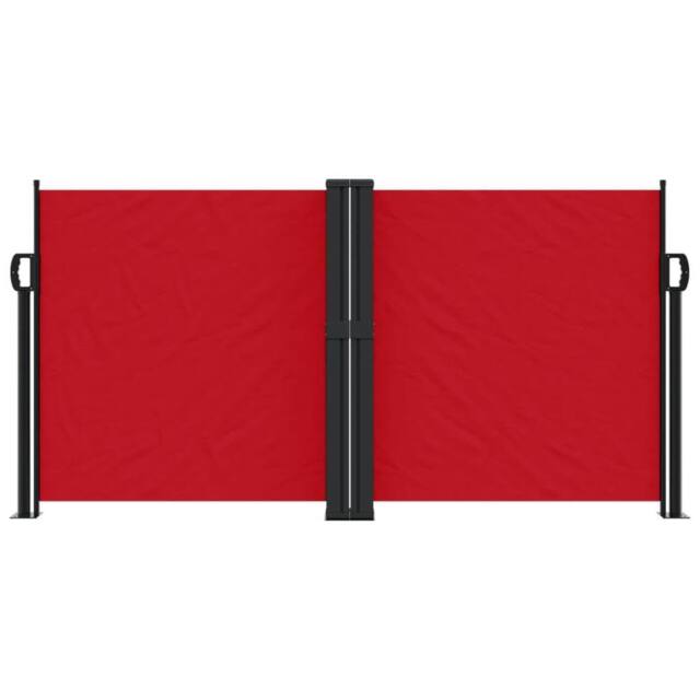 Berkfield Home Retractable Side Awning Red 120x1000 cm - image 1