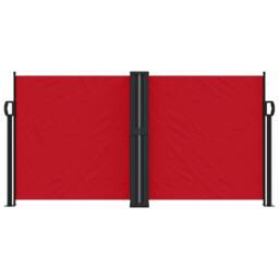 Berkfield Home Retractable Side Awning Red 120x1000 cm - thumbnail 1